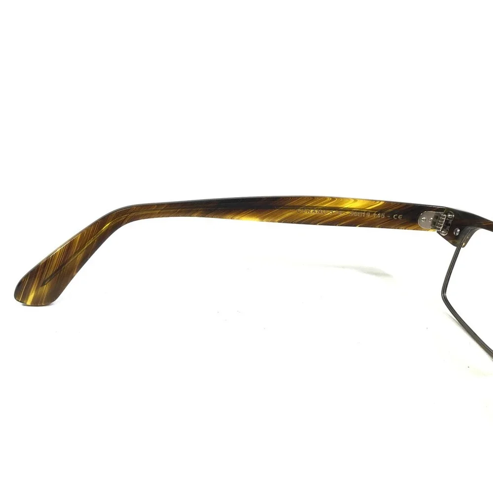 Lafont Reedition Eyeglasses Frames CYRANO 519 Brown Horn Square 50-19-145